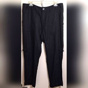 NWOT (WORKSHOP) Andrea Jovine Cargo Linen Trousers